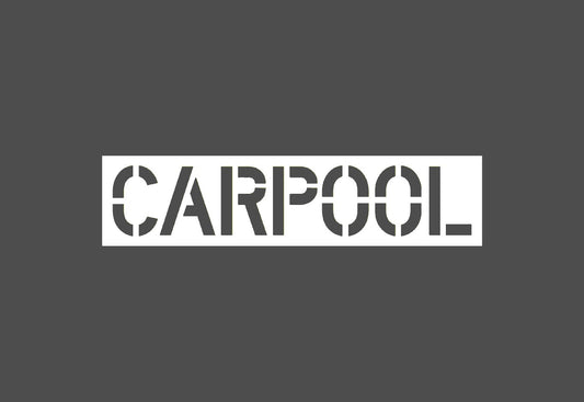 Carpool Stencil