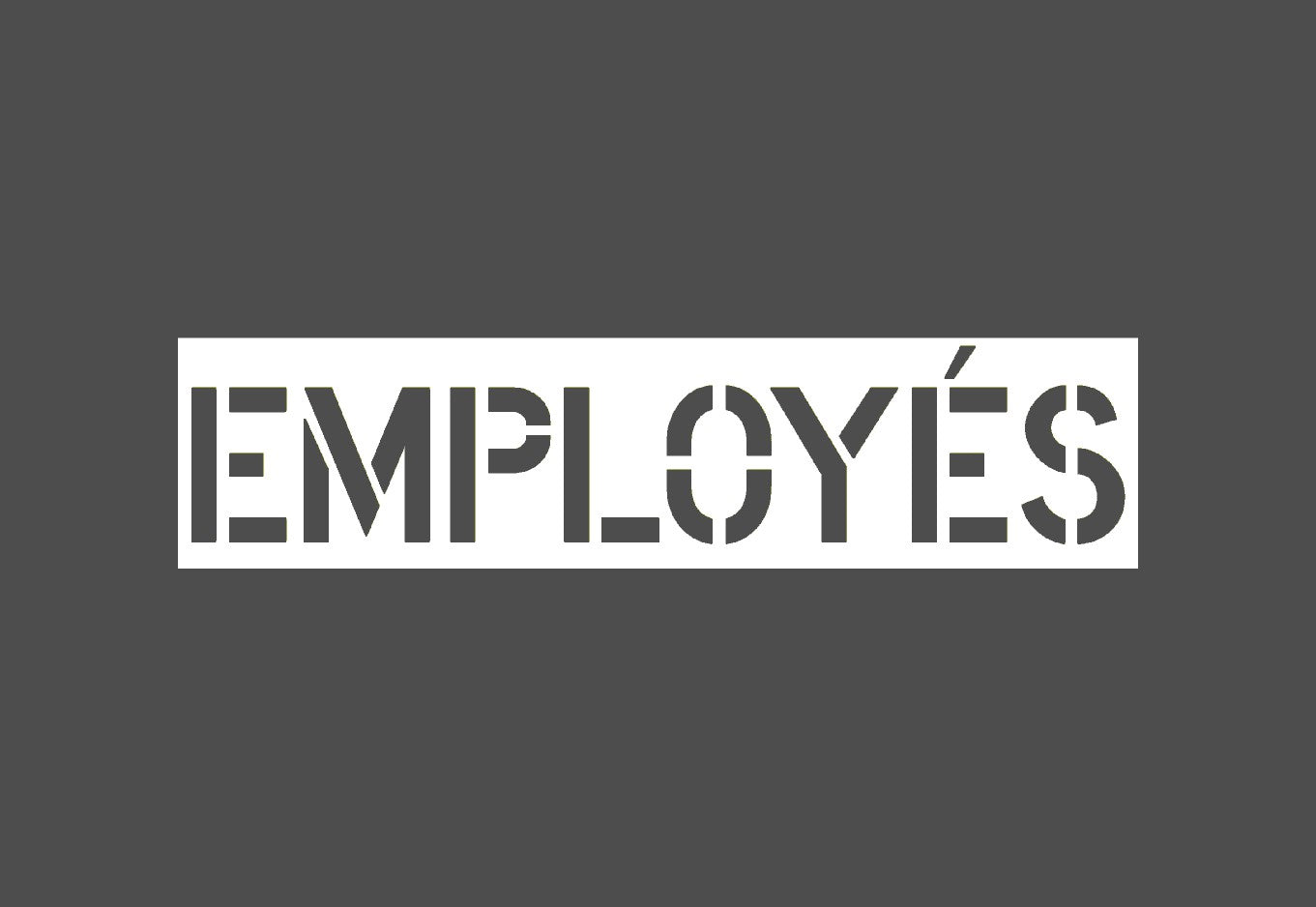 Employés Pochoir