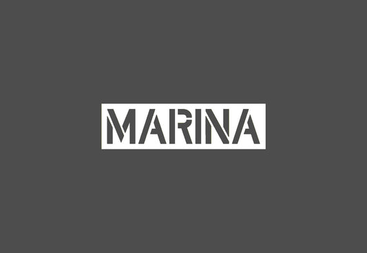 Marina Stencil