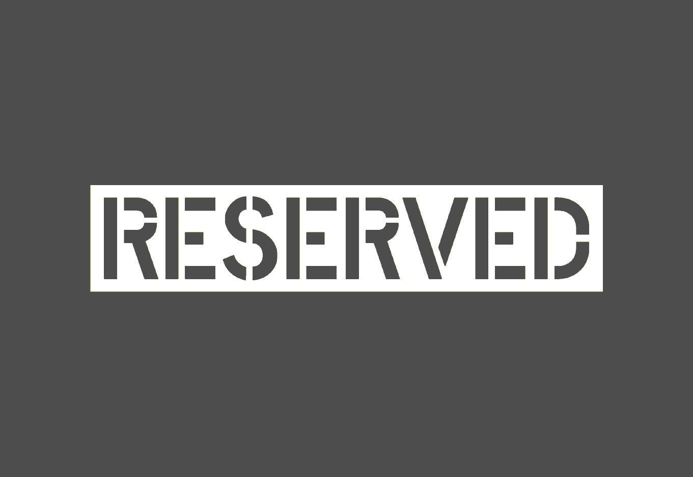 Reserved Stencil