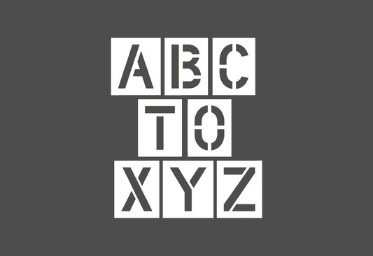 Alphabet Letter Stencils