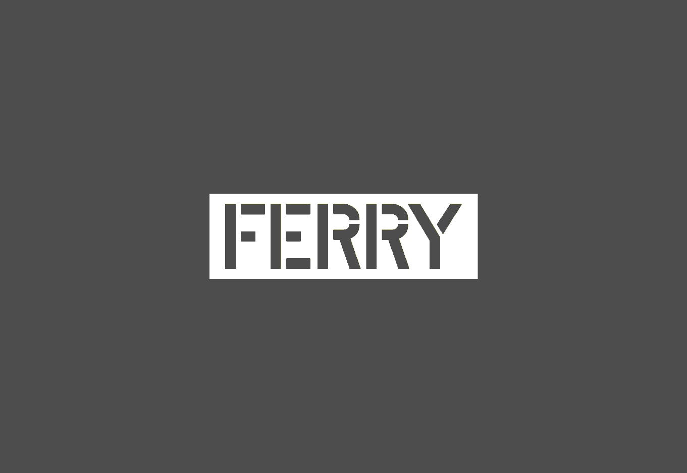 Ferry Stencil