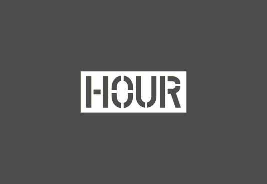 Hour Stencil