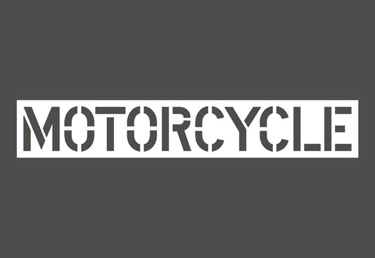 Motorcycle Stencil