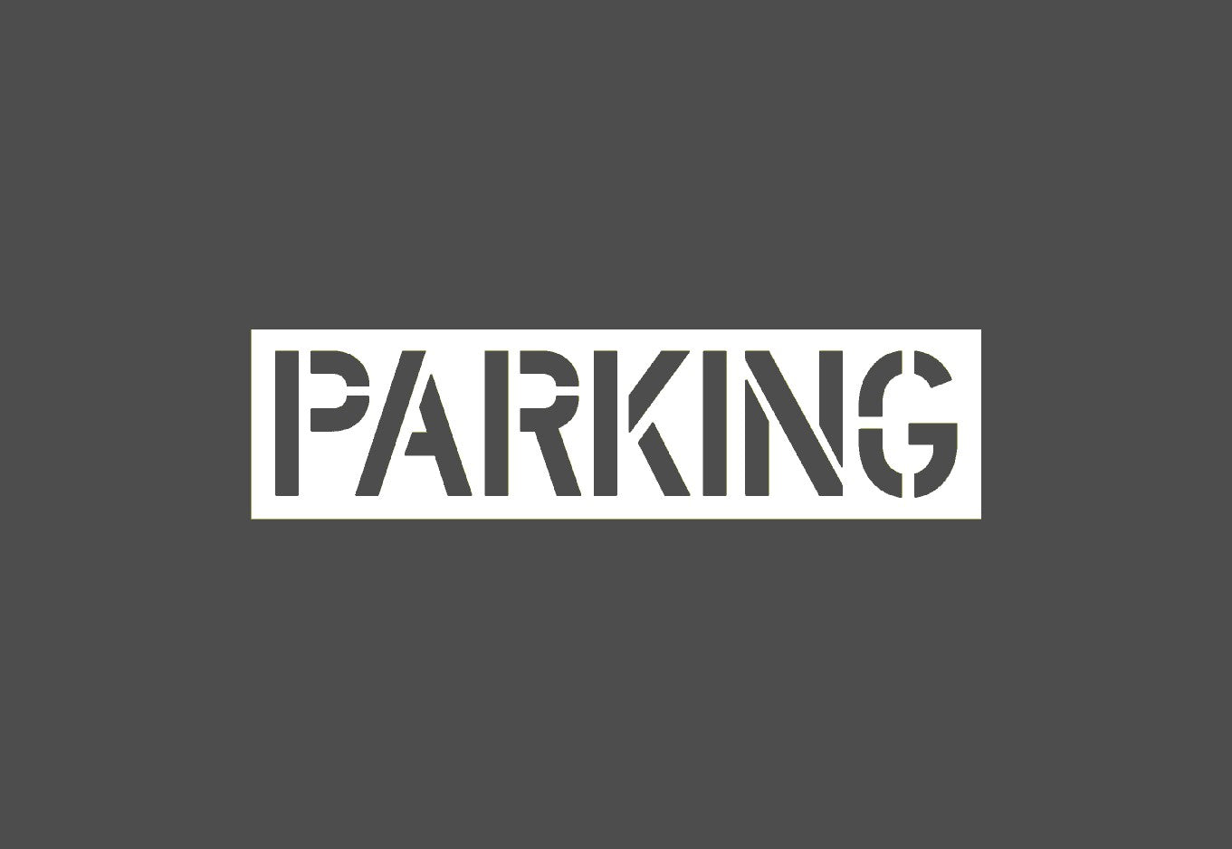 Parking Stencil