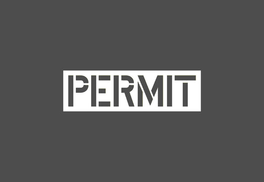 Permit Stencil