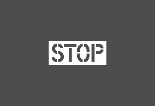 Stop Stencil