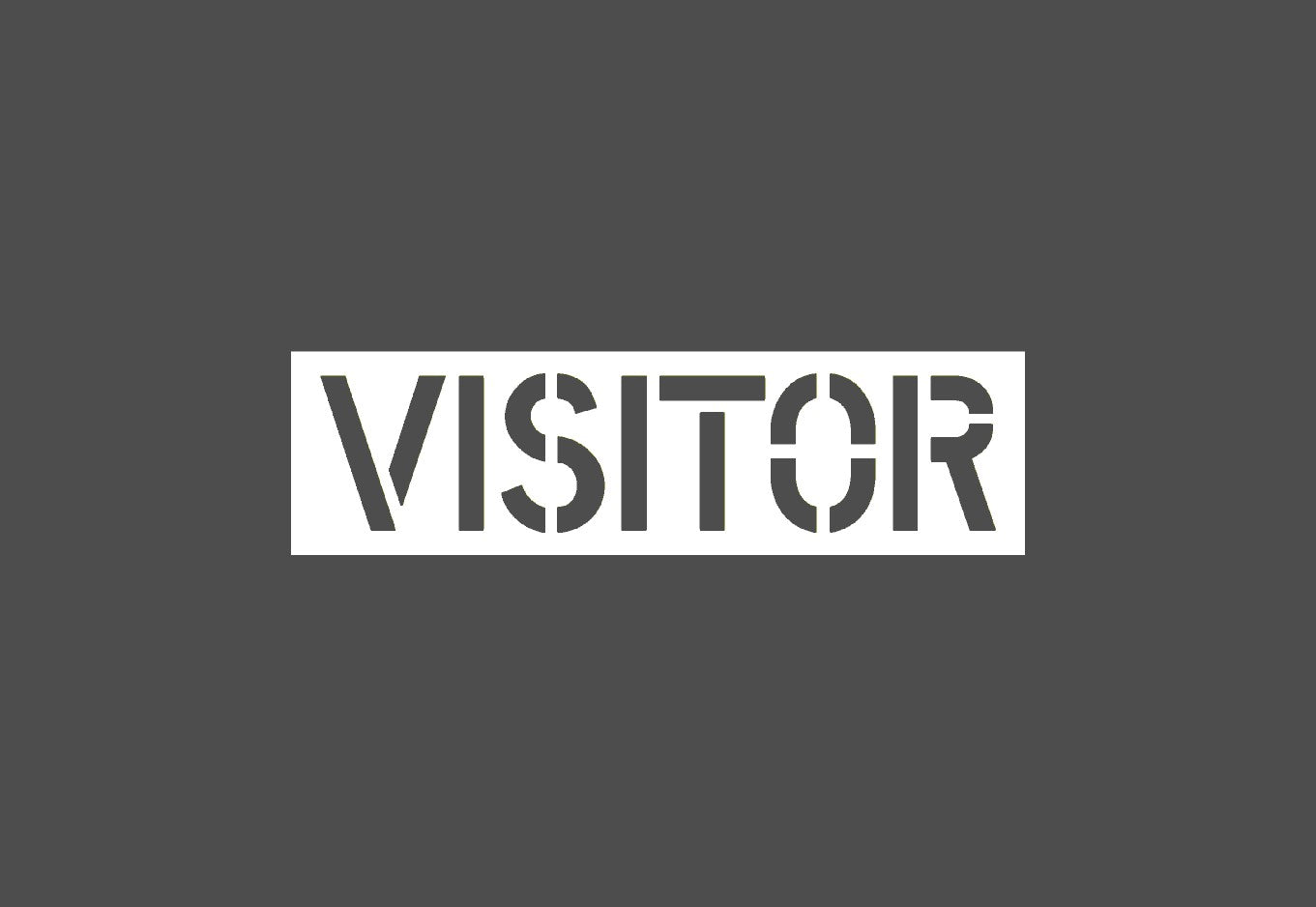 Visitor Stencil